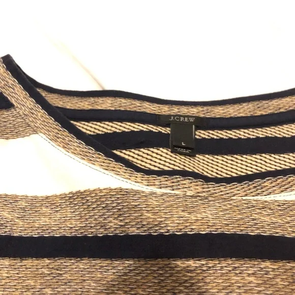 J crew quarter sleeve stripe shirt - Picture 3 of 4